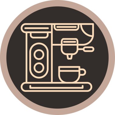 kahve fincanı ikonu vektör illüstrasyonu