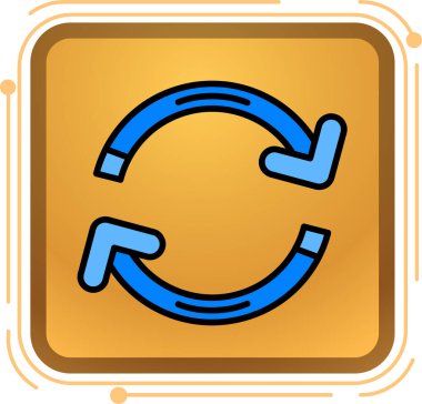 Simge, basit vektör çizim yenileme