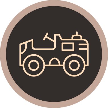 Modern otomatik simge eksikliğinin vektör illüstrasyonu