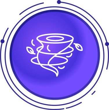 Beyaz arkaplanda çizgi mantar simgesi izole edildi. Renkli taslak konsepti. Vektör