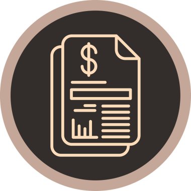 İş simgesinin vektör illüstrasyonu