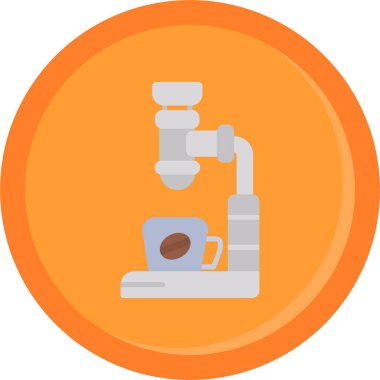 Modern kahve öğütücü simgesi, vektör illüstrasyonu