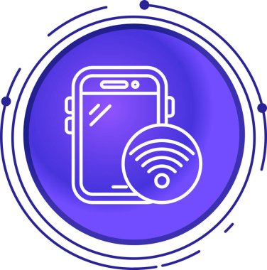 özet vektör illüstrasyon simgesi