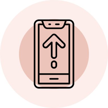 Vektör Mobil simge illüstrasyonu