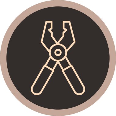 İngiliz anahtarı. Web simgesi basit illüstrasyon