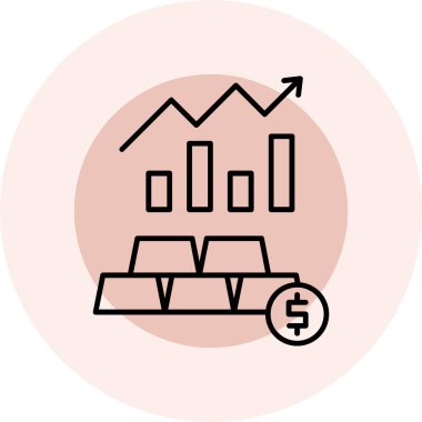 Modern bir simgenin vektör illüstrasyonu