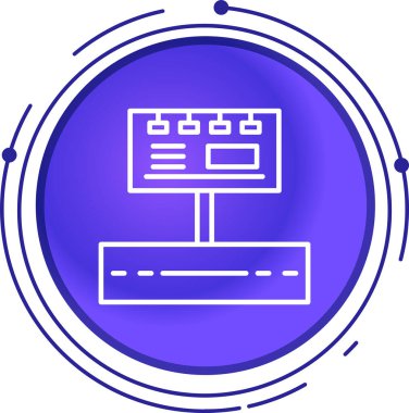 Bilgisayar. Web simgesi basit illüstrasyon