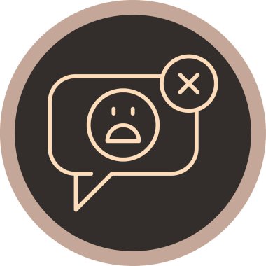 Konuşma baloncuğunun vektör çizimi