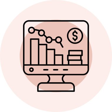 seo modern simgesinin vektör illüstrasyonu