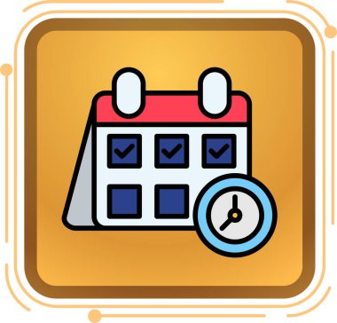 takvim tarihi vektör simgesi