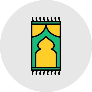 Ramazan kareem Arap fener ikon vektör çizimi tasarımı