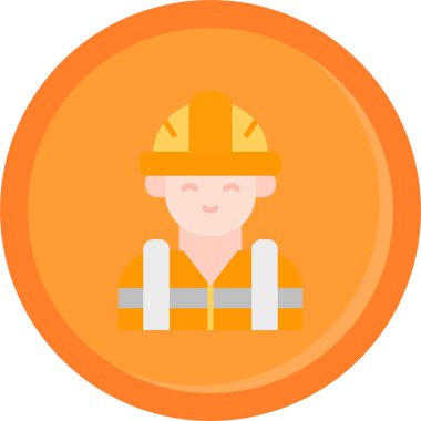 inşaat başlığı vektör simgesi