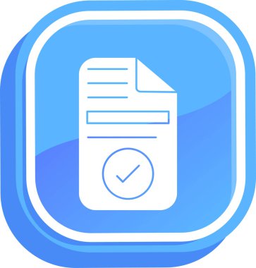 trend biçimi izole edilmiş arkaplanda kontrol listesi simgesi