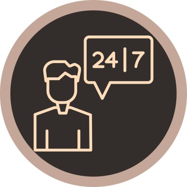 Müşteri hizmet vektör çizim