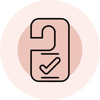 İşaretleme simgesinin vektör illüstrasyonu