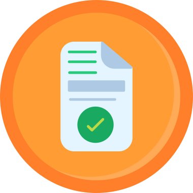 belge dosya simgesi vektör illüstrasyonu. belge dosya simgesi