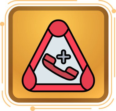 Modern bir simgenin vektör illüstrasyonu