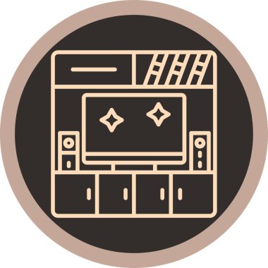 Vektör illüstrasyonu, simge ögesi arkaplanı