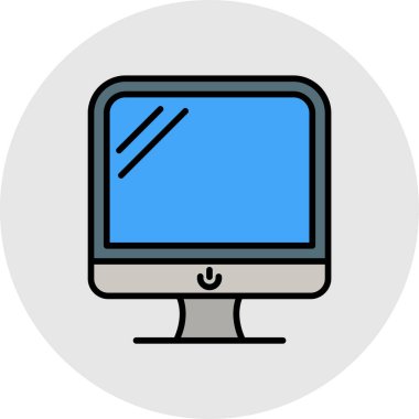 bilgisayar simgesi vektör illüstrasyonu