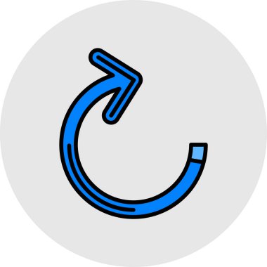 ok simgesinin vektör illüstrasyonu