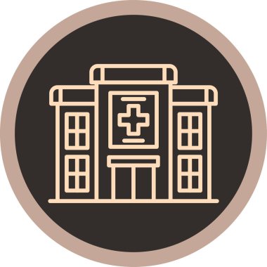 Modern b 'nin vektör çizimi tıbbi simge eksikliği