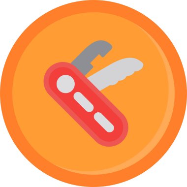 Bıçak. Web simgesi basit illüstrasyon