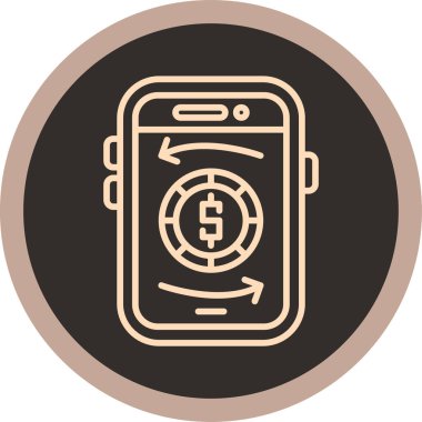 cep telefonu ikonu vektör illüstrasyonu