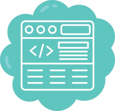 Taslak biçiminde kodlama simgesi kodlama