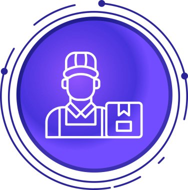 Kalp şeklinde dizüstü bilgisayarı olan bir kadının vektör çizimi