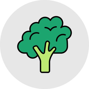 brokoli ışık vektör simgesi tasarımı