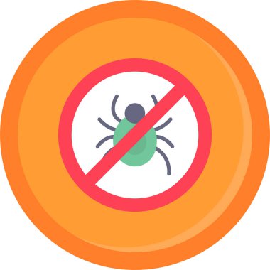 dur işareti web simgesi, basit vektör illüstrasyonu