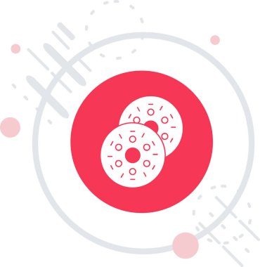 Beyaz arkaplanda çizgi bakteri simgesi izole edildi. bakteriler ve mikroorganizmalar, neden olan mikroorganizma hastalığı, hücre kanseri, be, virüs, mantar.