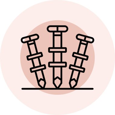 Vektör illüstrasyonu, simge ögesi arkaplanı