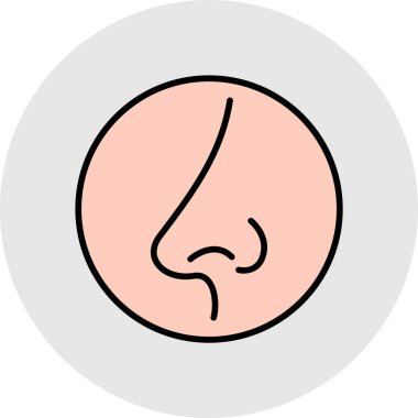 Uzun saçlı kadın kafası, resimli.