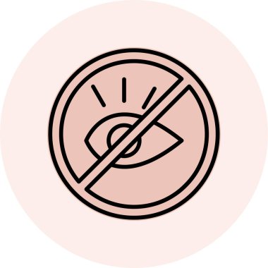 İşaret simgesi vektör çizimi yok