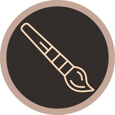 Renk Simgesini Moda Biçiminde İzole Edilmiş Arkaplanda Aç