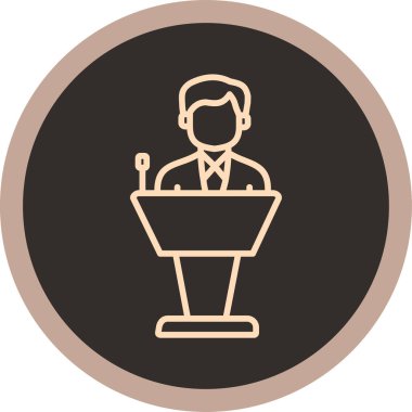 İş. Web simgesi basit illüstrasyon