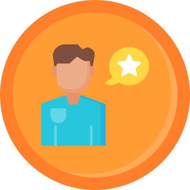 avatar kişi simgesi doldurulmuş - özet biçimi