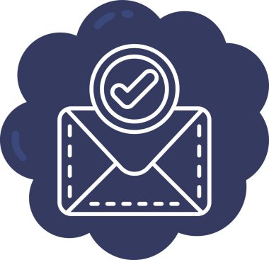 e-posta ileti simgesi düz biçimli