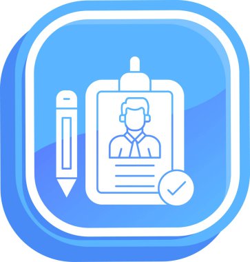 Rozet. Web simgesi basit illüstrasyon