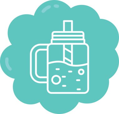 Modern b 'nin vektör illüstrasyonu eksik simgesi