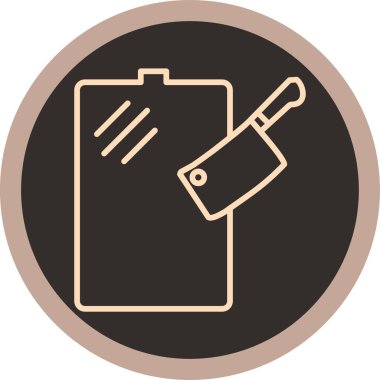 Pano simgesi, vektör illüstrasyonu