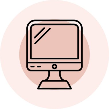 dizüstü bilgisayar simgesi, vektör illüstrasyonu