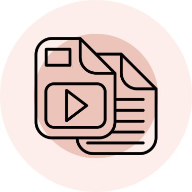 vektör çalma düğmesi illüstrasyonu