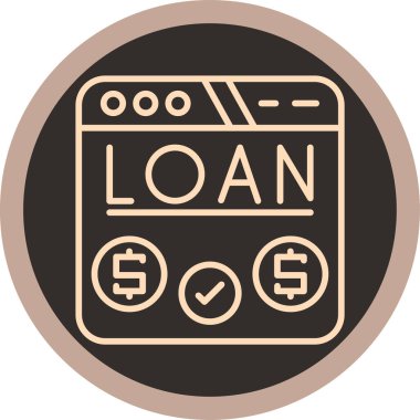 Banka vektör simgesi. Web ve mobil tasarım için banka simgesinin basit tasarımı