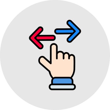 el imleç simgesi renk dış hat vektörüName