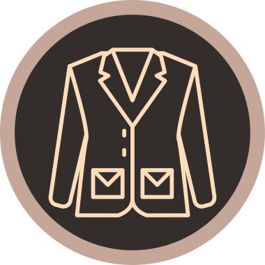 Ceketli bir adamın vektör çizimi