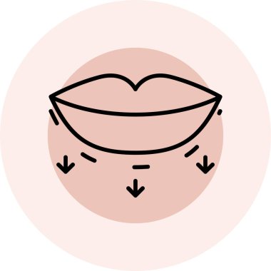 İnsan yüzü vektör çizim