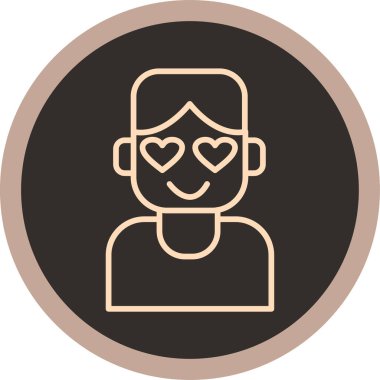 avatar simgesi vektör illüstrasyonu