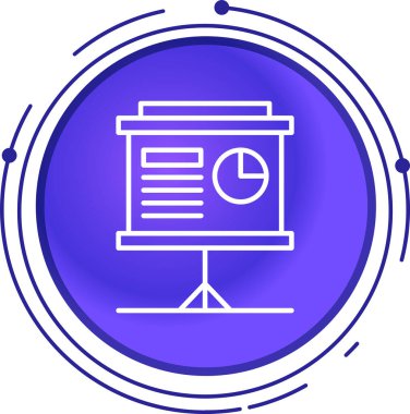 İş simgesinin vektör illüstrasyonu